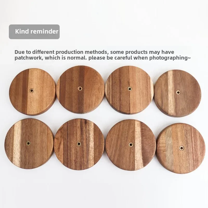 Solid Wood Paper Towel Holder Kitchen Punch-Roll Paper Storage Rack Lazy Rag Plastic Wrap Bag Storage Rack Kitchen Accessories 4