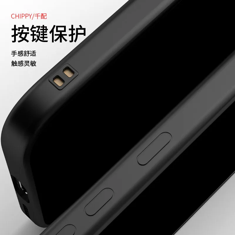 Minimalist TPU Soft Silicone Protective Phone Case with Velvet Lining - Shockproof Back Shell