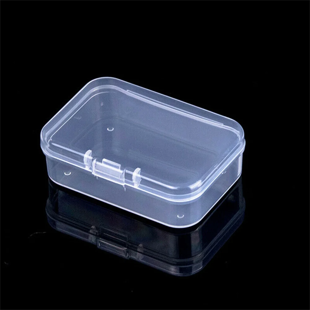 Plastic Doos Organizer Opslag Rechthoekige Doos Mini Transparante Kleine Dozen Verpakking Opbergdoos Stofdichte Duurzame Sieraden Cas