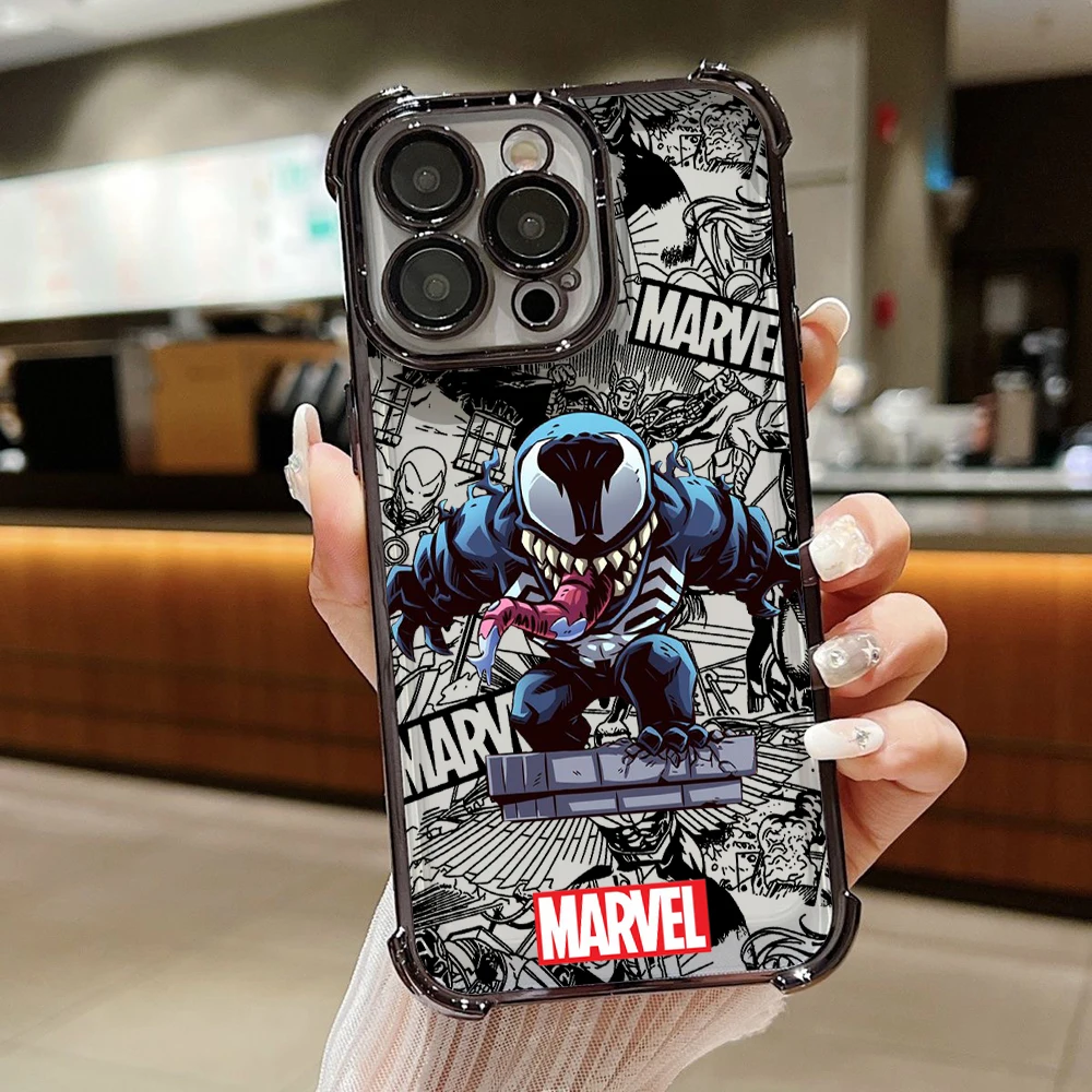 V-Venoms Plating Phone Case with Anti-Fall Airbag Protection
