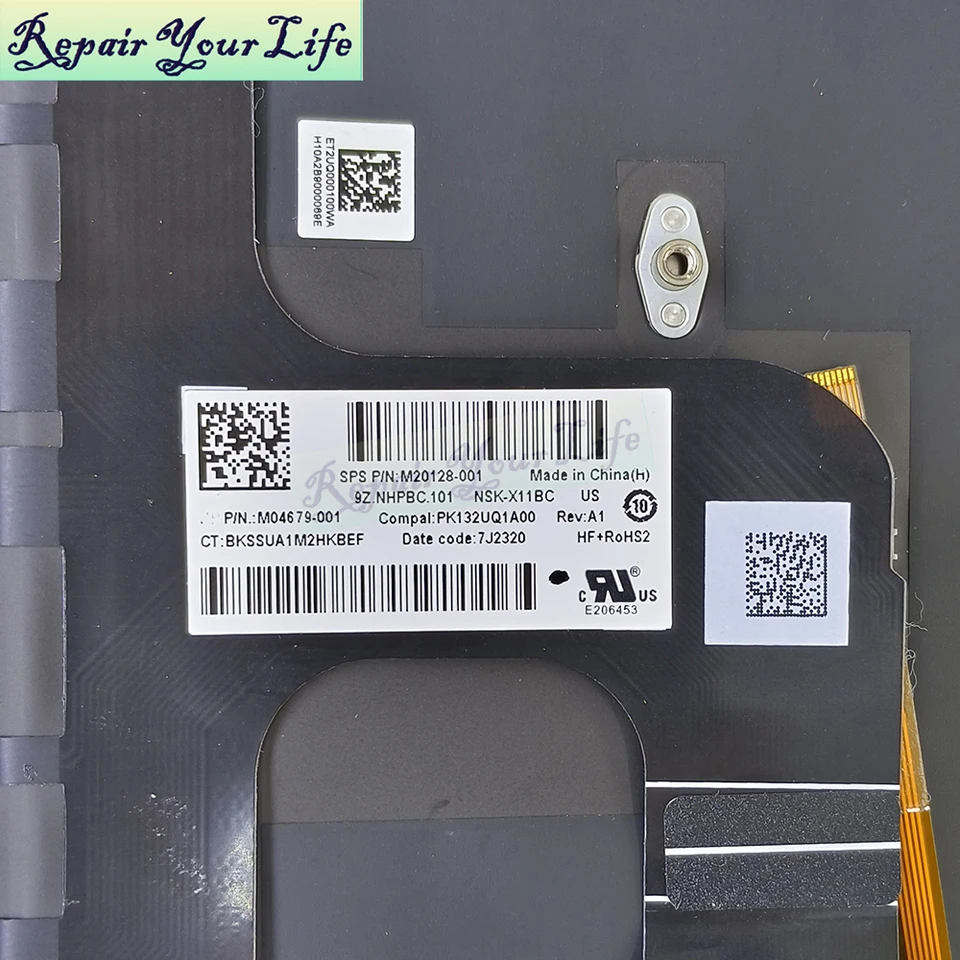 MSXBOOK 新品 Teclado retroiluminado dos eua para hp zbook fury 17 g7 m04679 001