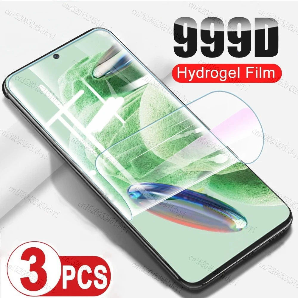 

3Pcs Hydrogel Film For Xiaomi Redmi Note 12 11 10 9 8 Pro 12 Pro Plus 12S 11S Screen Protector Redmi 12 C A1 A2 10 10C 9 8 Film