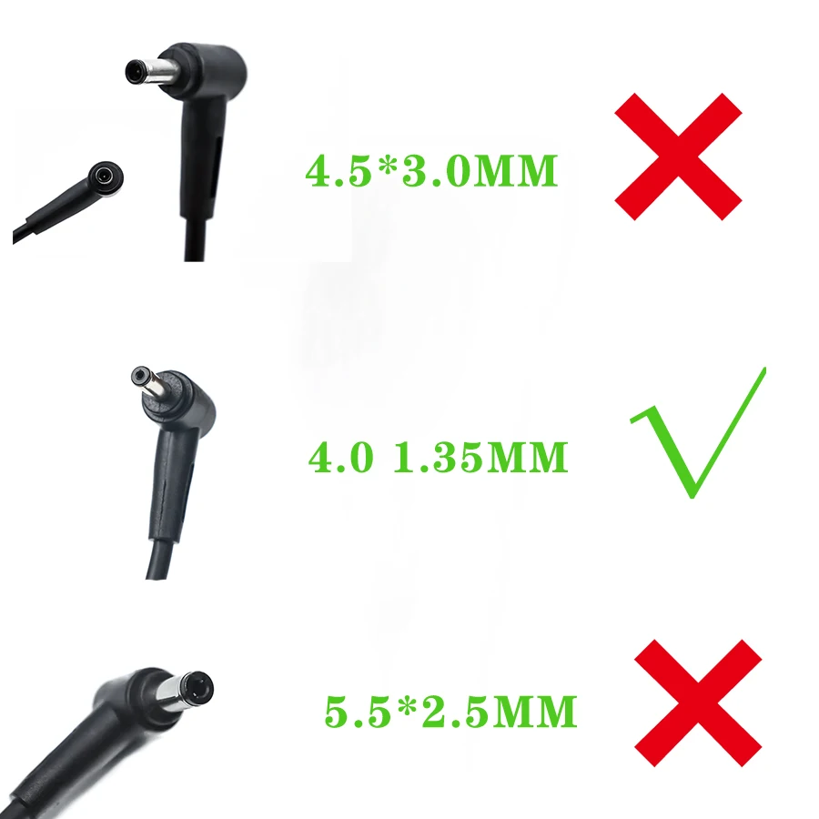 Laptop Charger Power Adapter 19V 3.42A 65W 4.0*1.35 For Asus Zenbook UX32VD UX305CA ux31a x201e ux305f s200e ADP-65DW