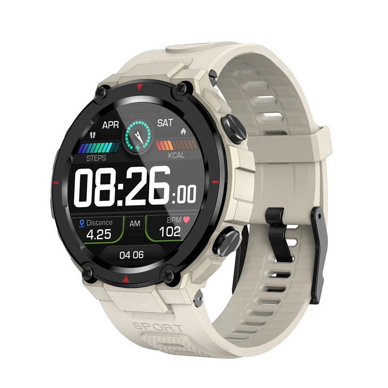 New Men's Gps Smart Watch Sports Fitness Tracker Ip68 Heart Rate