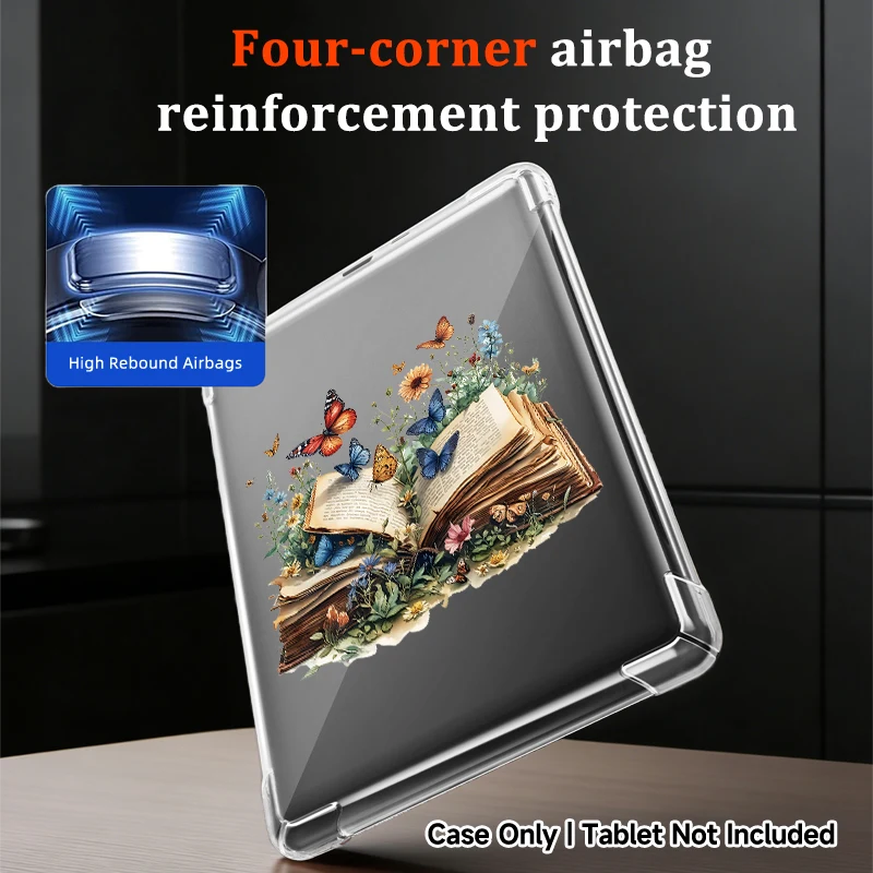 Ultra-Thin Transparent Shockproof TPU E-Reader Case