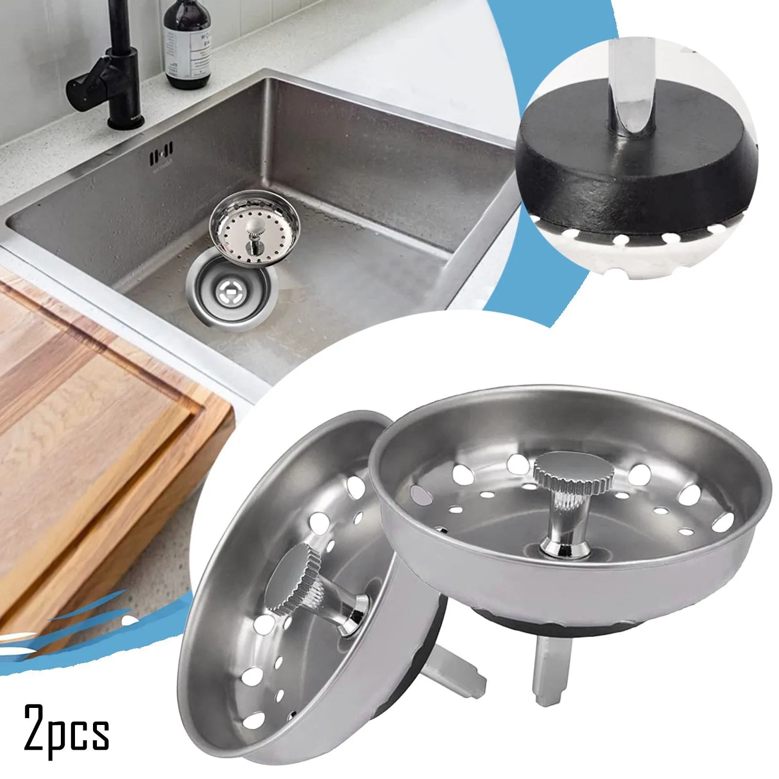 Sink Stopper Spring Clip