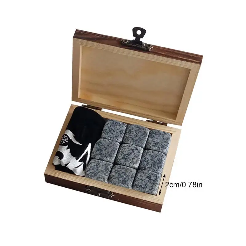 100 Natural Whiskey Stones Sipping Ice Cube Whisky Stone Whisky Rock Cooler Wedding Gift Favor Christmas Bar