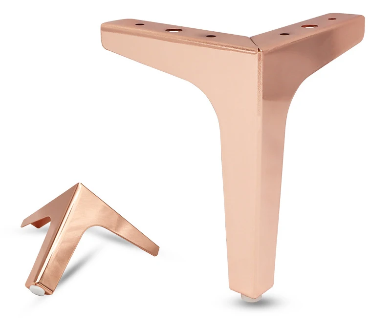 Description Picture 5 of item4Pcs Metal Furniture Legs ,for Sofa/ TV cabinet/Coffee Table/Bathroom Cabinet Furniture Replace Support Feet Accessories