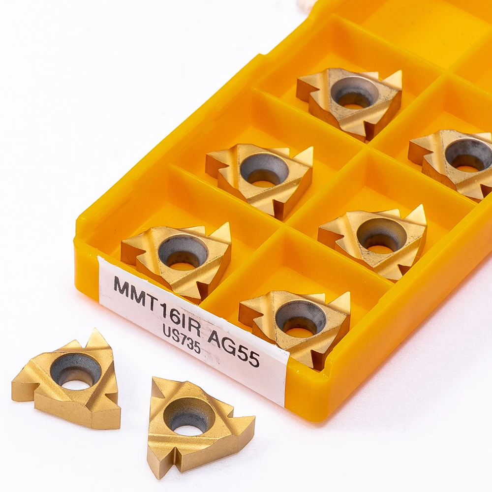 

Оригинальное лезвие MMT16IR AG60 VP15TF US735 UE6020, твердосплавная вставка, режущий инструмент, фреза, токарный станок с ЧПУ, инструменты для наружной обточки