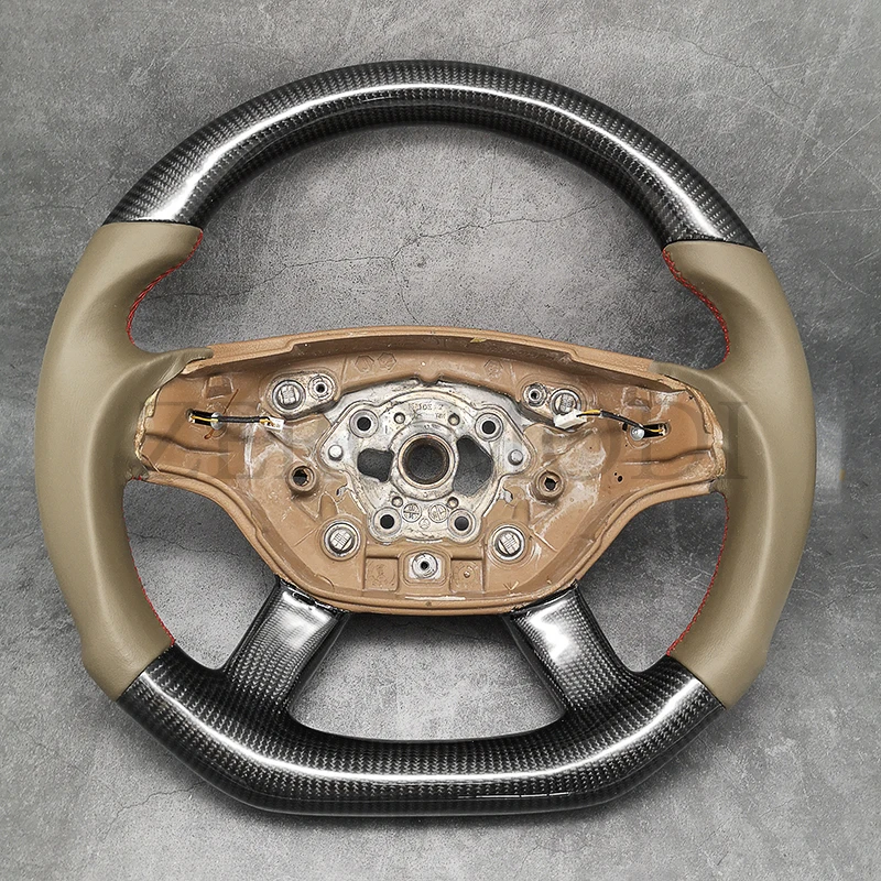 

Carbon Fiber Steering Wheel For Mercedes-Benz W221 W216 CL500 600 S500 2007 2008 2009 2010 2011 2012