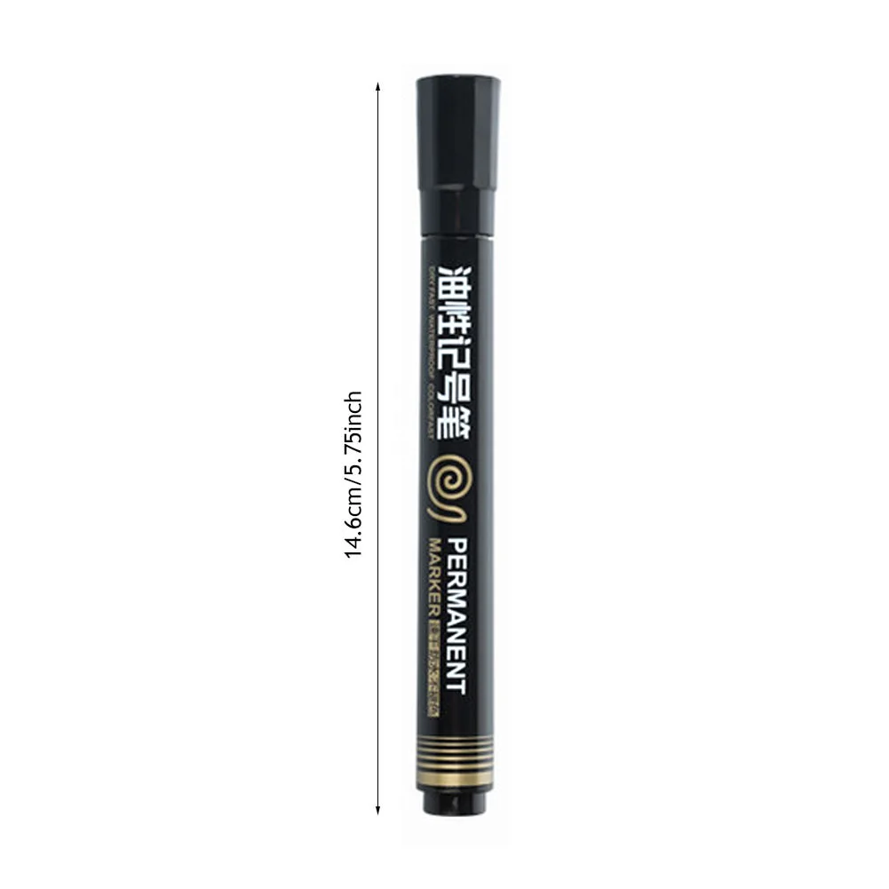 1Pc DIY 2mm 화이트 마커 페인트 펜 방수 플라스틱 영구 마커 펜 자동차 ..