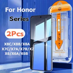Premium Tempered Glass Screen Protector - 2 Pack with Installation Kit - 2 Pcs