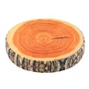 1Pc New Home Natural Camping Cylinder Woods Design Log Soft Plush Cushion Pillow Throw Pillows 3