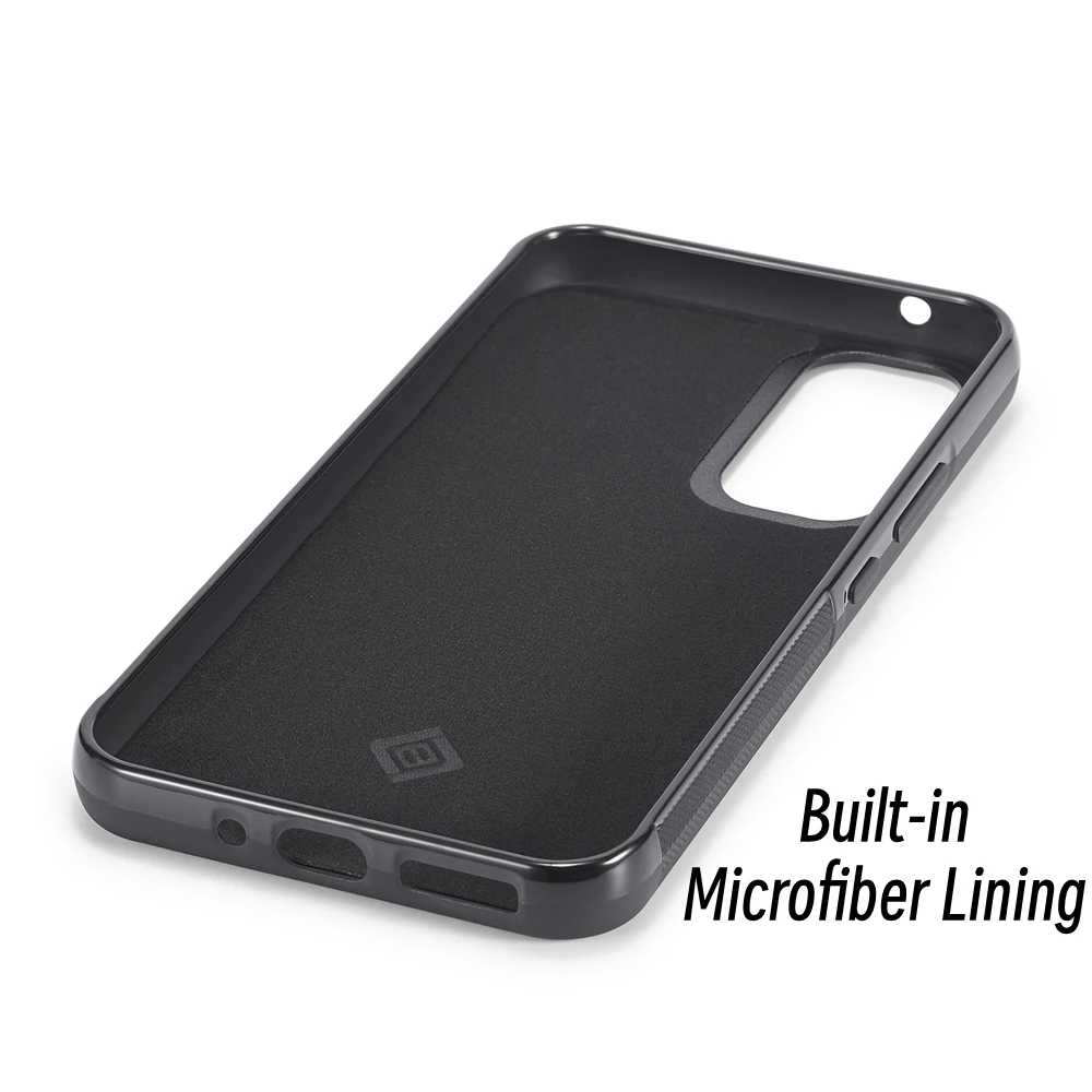 Premium Carbon Fiber Texture Leather Phone Case Cover