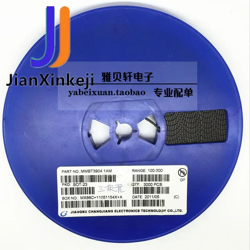 

30 шт., 100% оригинальный новый Триод MMBT3904 1AM 2N3904 SMD SOT-23