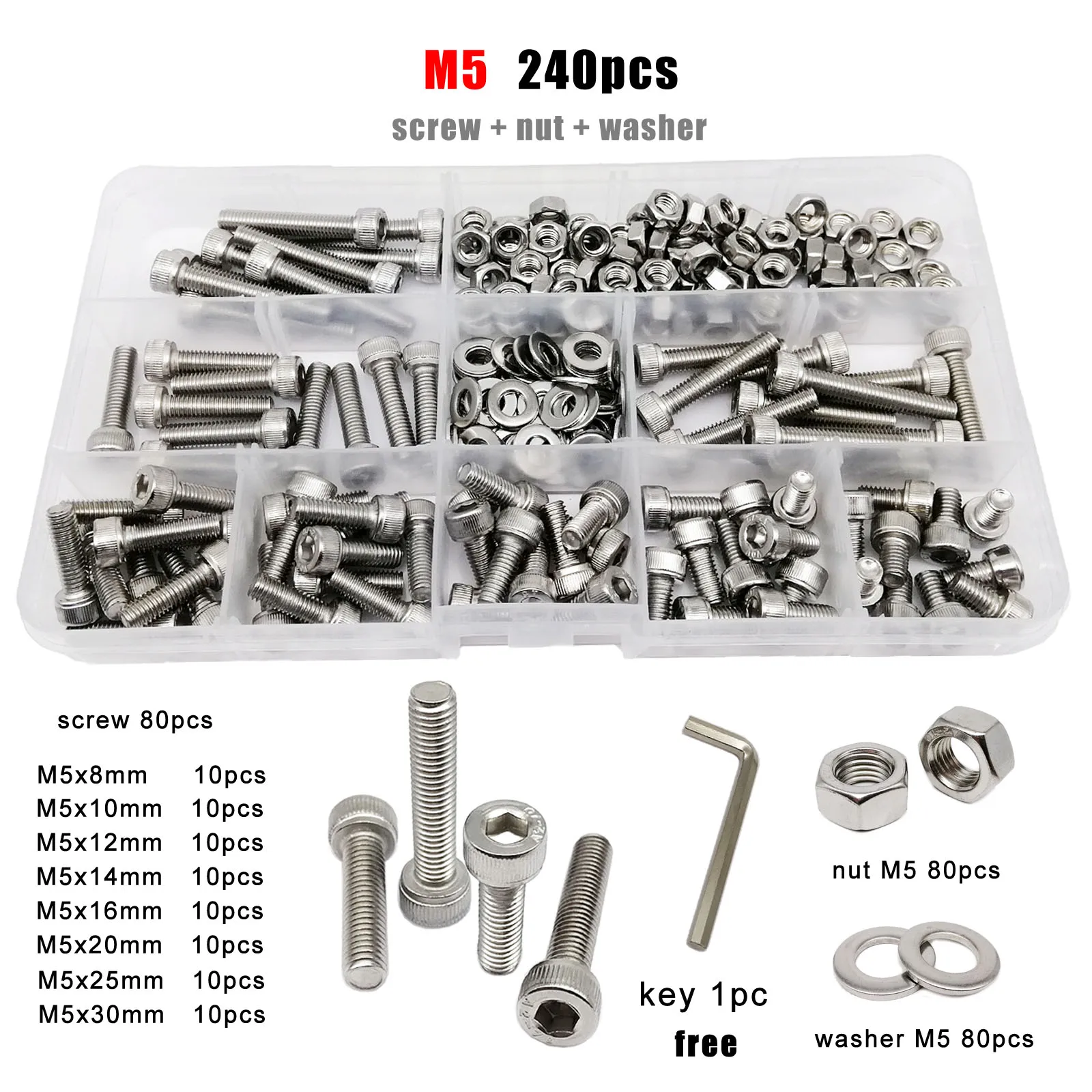 M5 240pcs