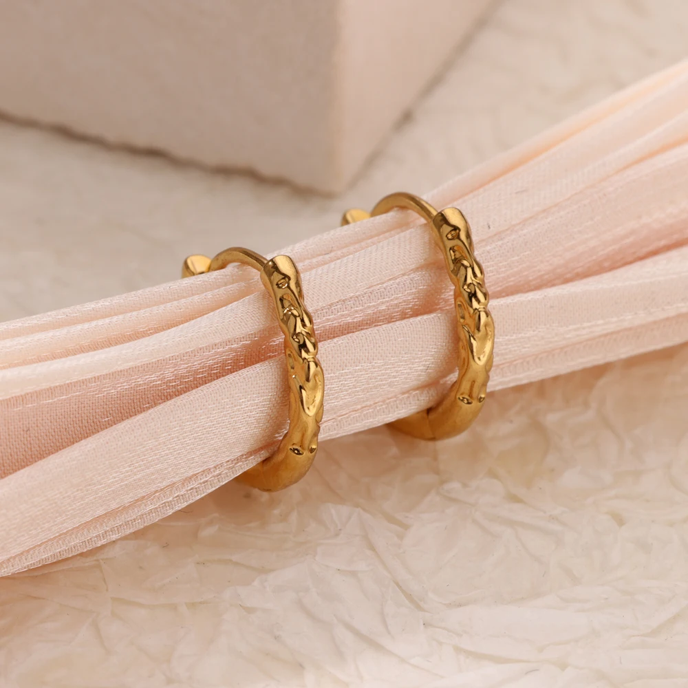 Stainless Steel Hoop Earrings for Women Hypoallergenic Minimalist Design