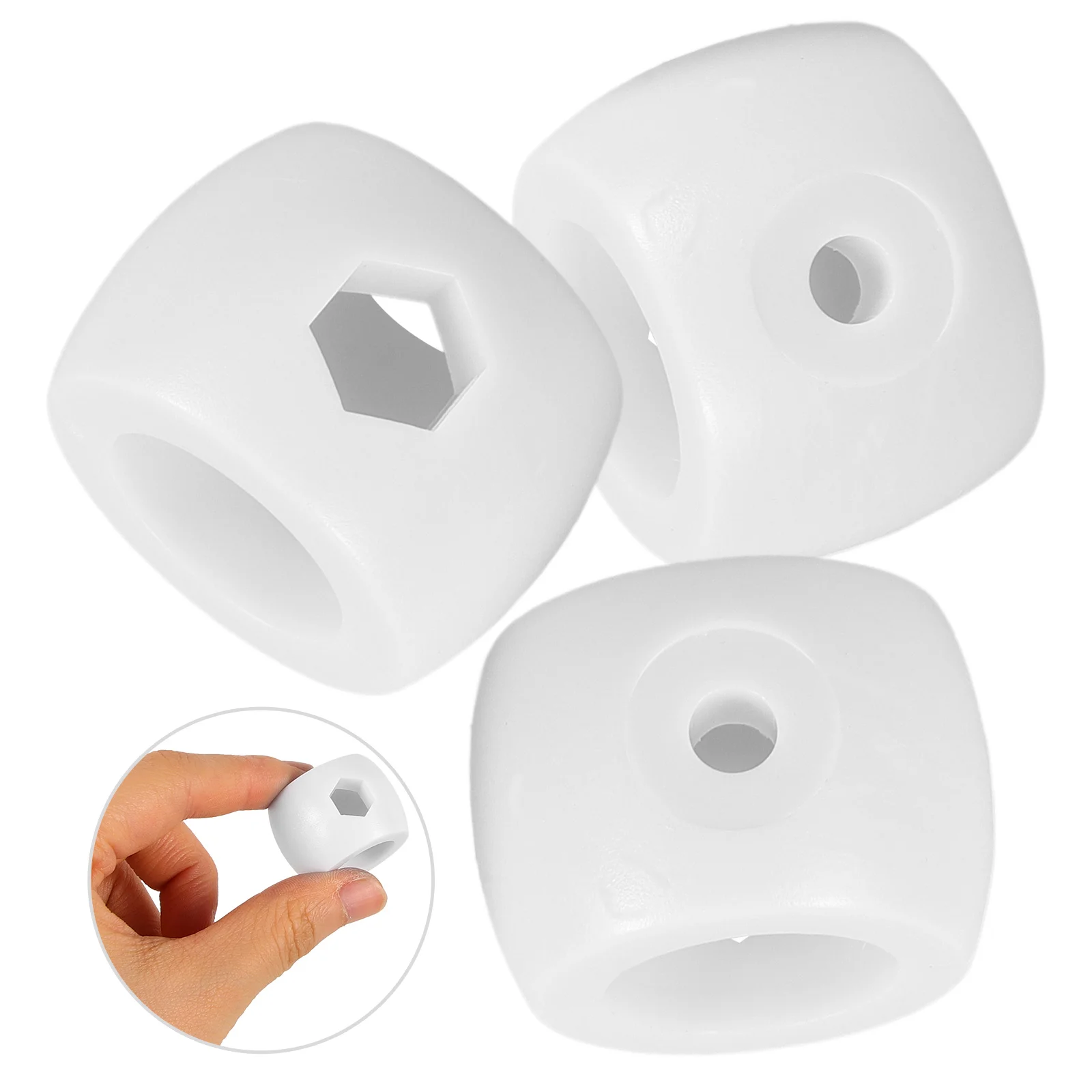 

8 Pcs Foosball Table Goal Bar Locator Ring Rod Positioner Mini Accessories Adjusting Plastic Parts Football