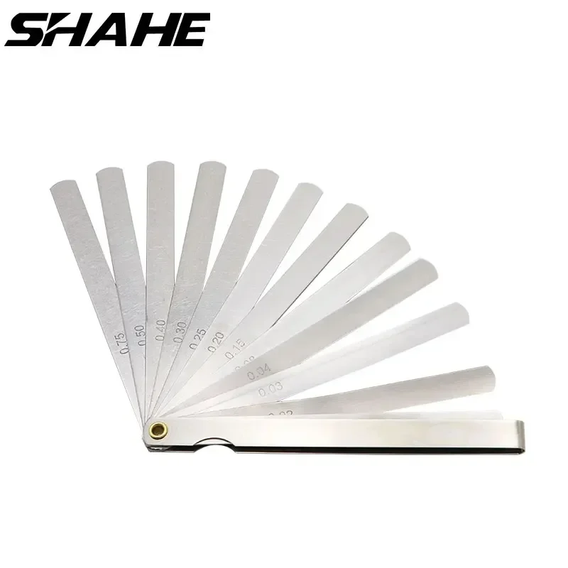 150 mm Length Metric Feeler Gauge 0.02-1.00 mm 17 Blades Measuring Tools feeler gauge