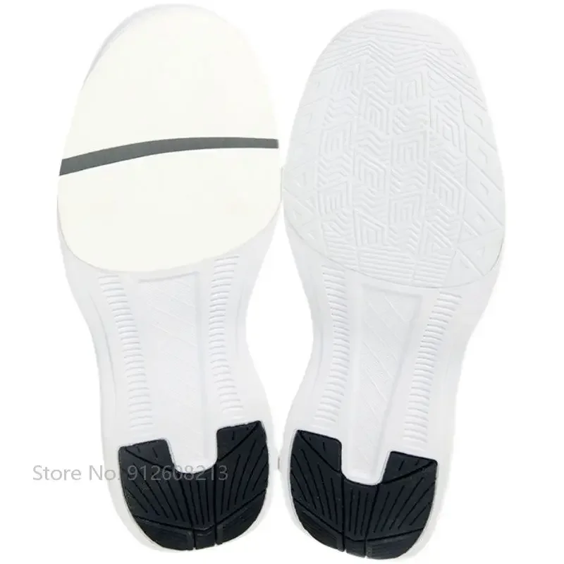 Unisex Breathable Bowling Shoe Weaving Flying Bowling Sneaker Women Men Professional Ultra-light Anti-slip Sole Trainer 38-46