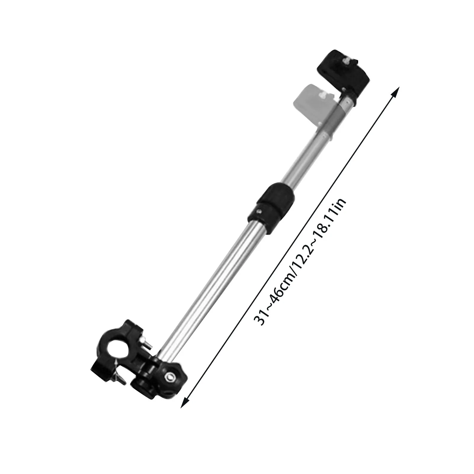 Stainless Steel Umbrella Stands Any Angle Swivel Wheelchair Bicycle Umbrella Connector Stroller Holder Rain Gear Tool
