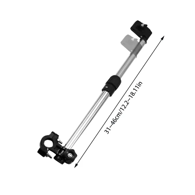 Portaombrelli Universale Per Bici, Passeggino E Sedia A Rotelle - Regolabile 360°, Acciaio Inox - Foto 13