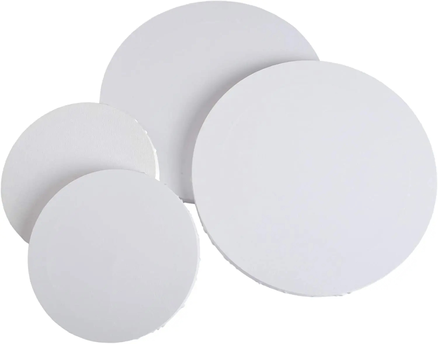 1pcs Round Stretched Canvas Board for Painting Acrylic Pouring