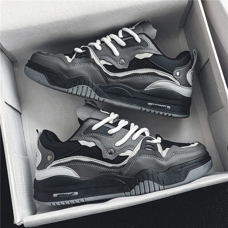 Trendy Skateboard Sneakers Men Original Skate Shoes Fashion Colorful Designer Sneakers Hip Hop Platform Men's Skateboard Shoes 1