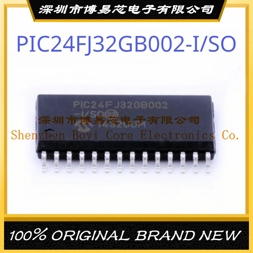 PIC24FJ32GB002-I/SO Package SOIC-28 New Original Genuine Microcontroller IC Chip stm8s208c6t6 stm8s208c6t3 stm8s208c8t6 stm8s208cbt6 stm8s208r8t6 stm8s208rbt6 stm8s208s6t6c stm8s208mbt6b microcontroller chip