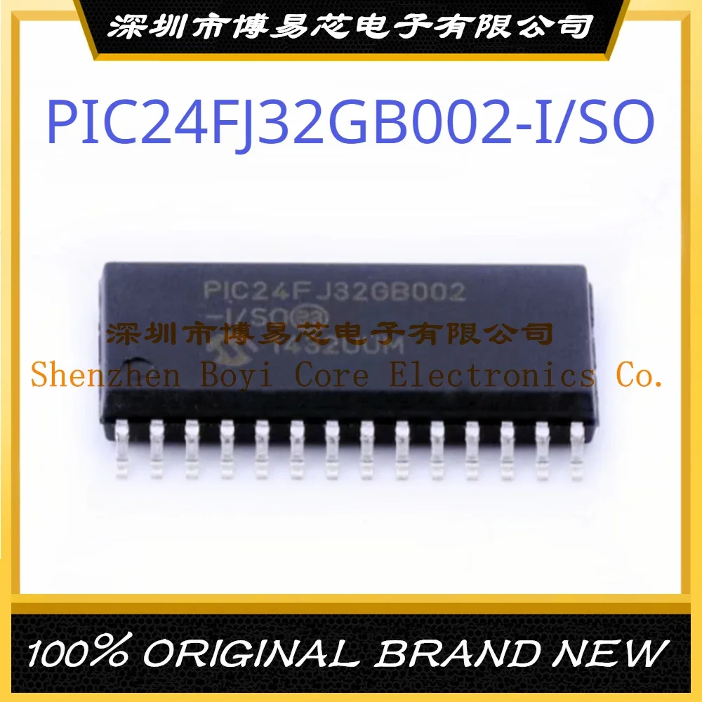 PIC24FJ32GB002-I/SO Package SOIC-28 New Original Genuine Microcontroller IC Chip attiny25 20su attiny25 20 attiny25 attiny ic mcu chip soic 8