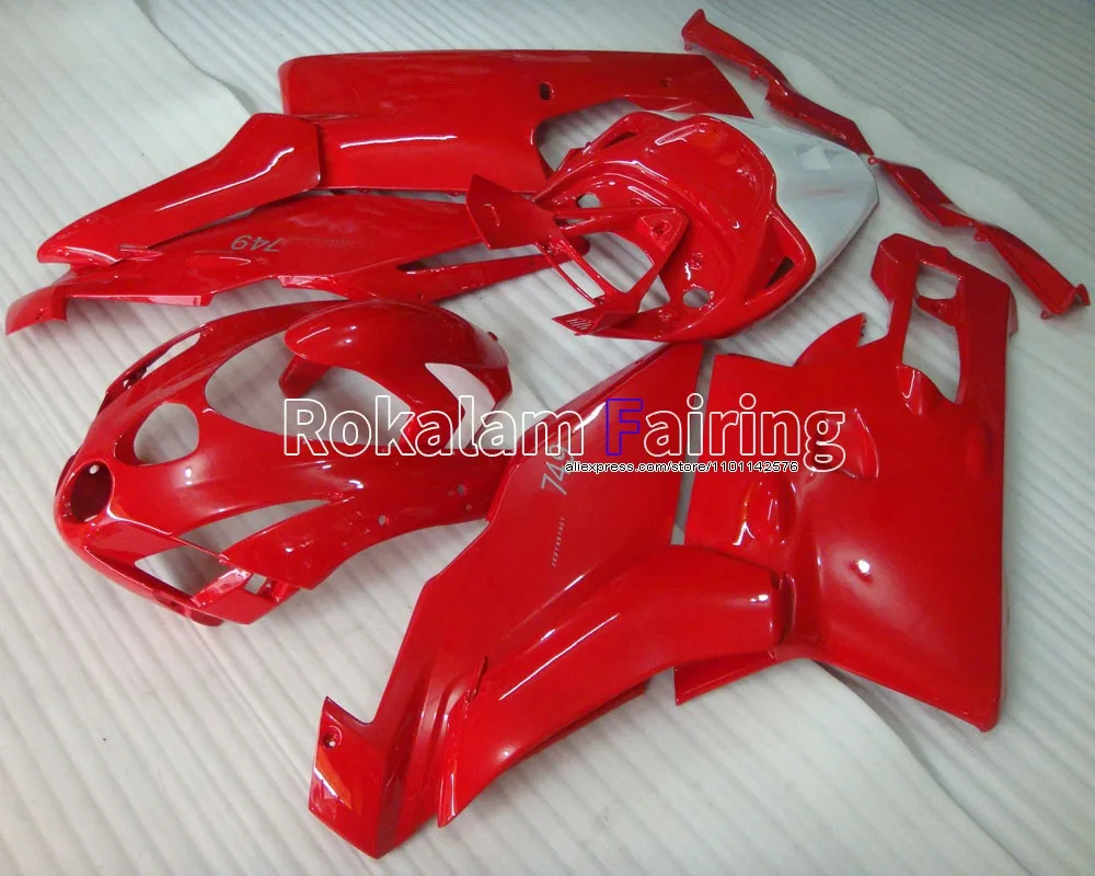 

ABS Fairing For Ducati 749 999 2003 2004 749s 999 03 04 Full Red Motorbike Aftermarket Kit Cowling (Injection molding)