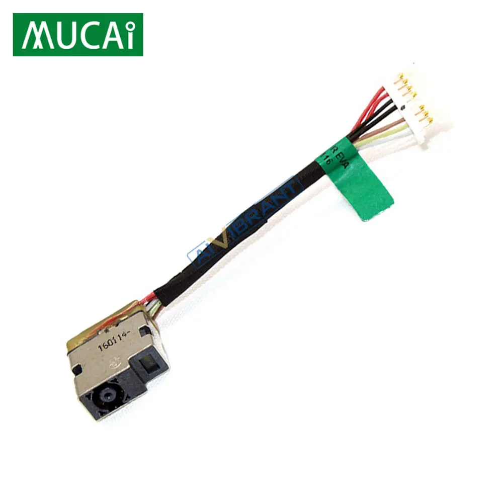 Фото DC Мощность Jack с кабелем для HP 15-CK 14-BF 14-CE 14-AL 14-AL124TX W125 TPN-Q207 TPN-C131 M6-W M6-W101DX ноутбук DC-IN гибкий кабель №1
