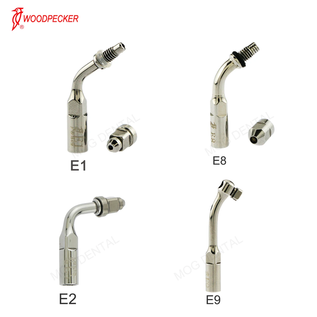 Woodpecker Dental Ultrasonic Perio Scaler Tips Dentist Tools Root Canal Endodontics E-Series Fit EMS UDS Scaler Handpiece 2