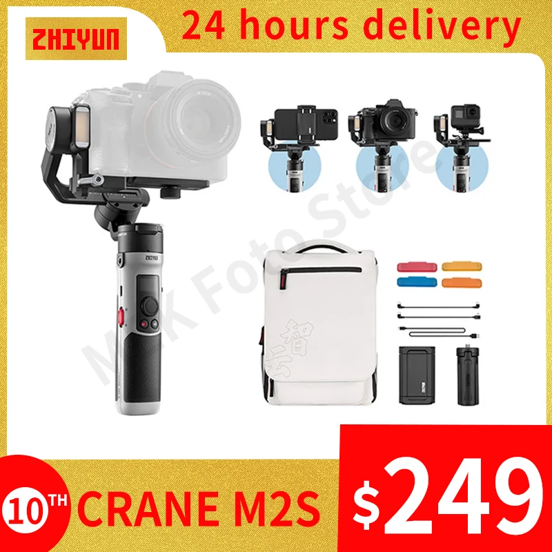 Zhiyun Crane 3S - カメラのジンバルスタビライザー（Zhiyun-クレーン 