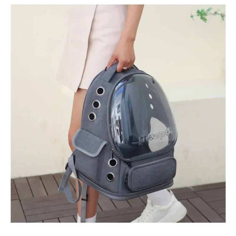 Pet Cat Backpack Astronaut Transparent Carrying Bag For Cat puppy Breathable kitten Outdoor Bags Space Capsule Cats Package
