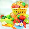 Children Simulation Kitchen Toys Set Pretend Play Fruit Vegetable Pizza Cutting Early Education Toys for Kids Play House Game 2