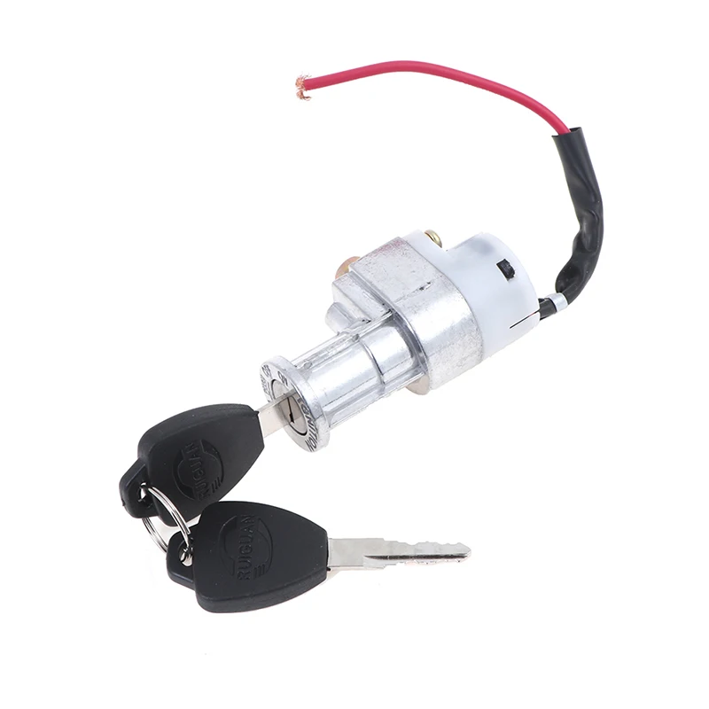 Electric Lock 1pc Universal Battery Chager Mini Lock 2 keys Motorcycle Electric Bike Scooter E-bike