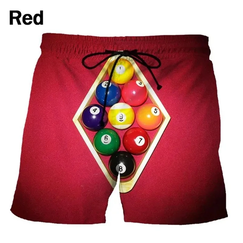 

Billiards 3d Funny Shorts Men's Fashion Street Hip Hop Harajuku Style Cool Men Beach Shorts Fashion Short Hombre Short Clothing