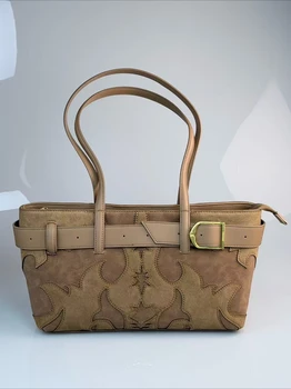 Borsa a mano di alta gamma per donna, nuova borsa a tracolla con cerniera per andare al lavoro, borsa a mano in pelle elegante