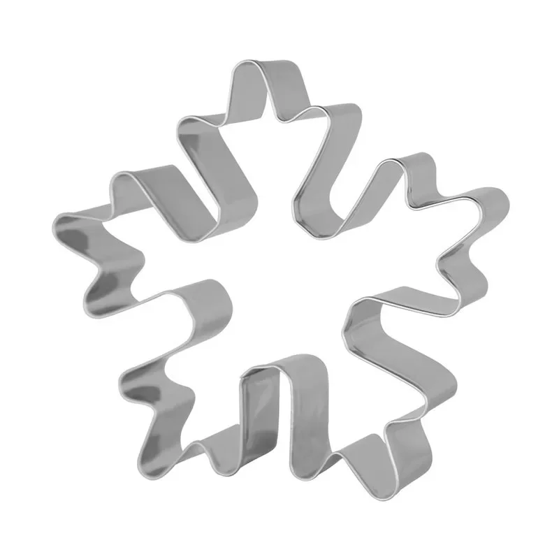1pcs Christmas Snowflake Shape Cookies Cutter Vegetable Biscuit Large Mold Tools Baking Pastry Tools Stainless Steel Bakeware