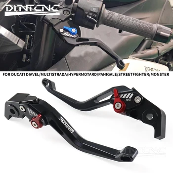 Per DUCATI V4 V2 Panigale Streetfighter Hypermotard Monster Multistrada Moto In Alluminio Regolabile Freno Anteriore Leve di Frizione