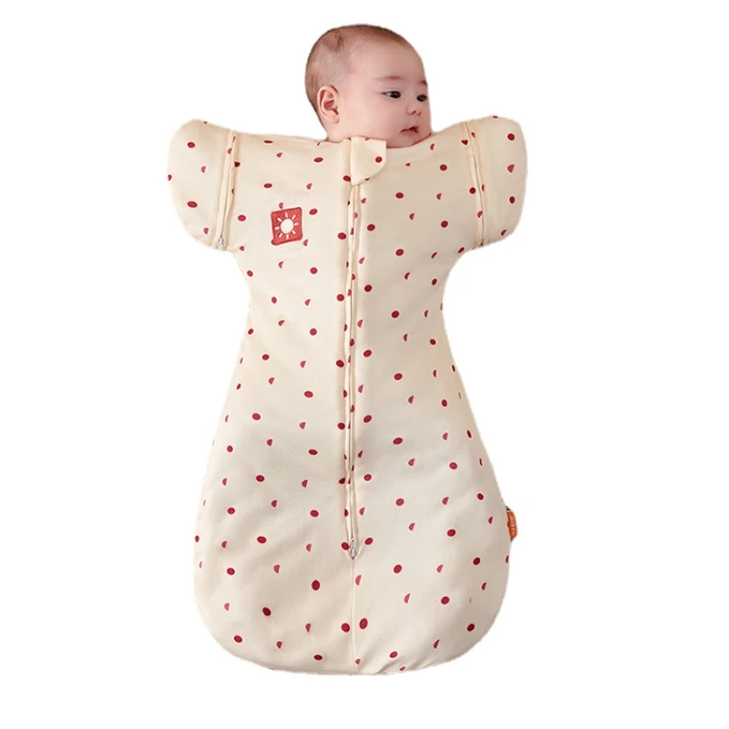 

HXL Newborn Baby Surrender Anti-Startle Sleeping Bag Thin Toddler Anti-Kicking Blanket Split Leg