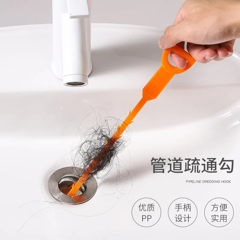 2/1Pcs Kitchen Sink Cleaning Pipe Hook Cleaner Sticks Clog Remover Sewer Dredging Spring Pipe Hair Dredging Tool Bathroom Tool