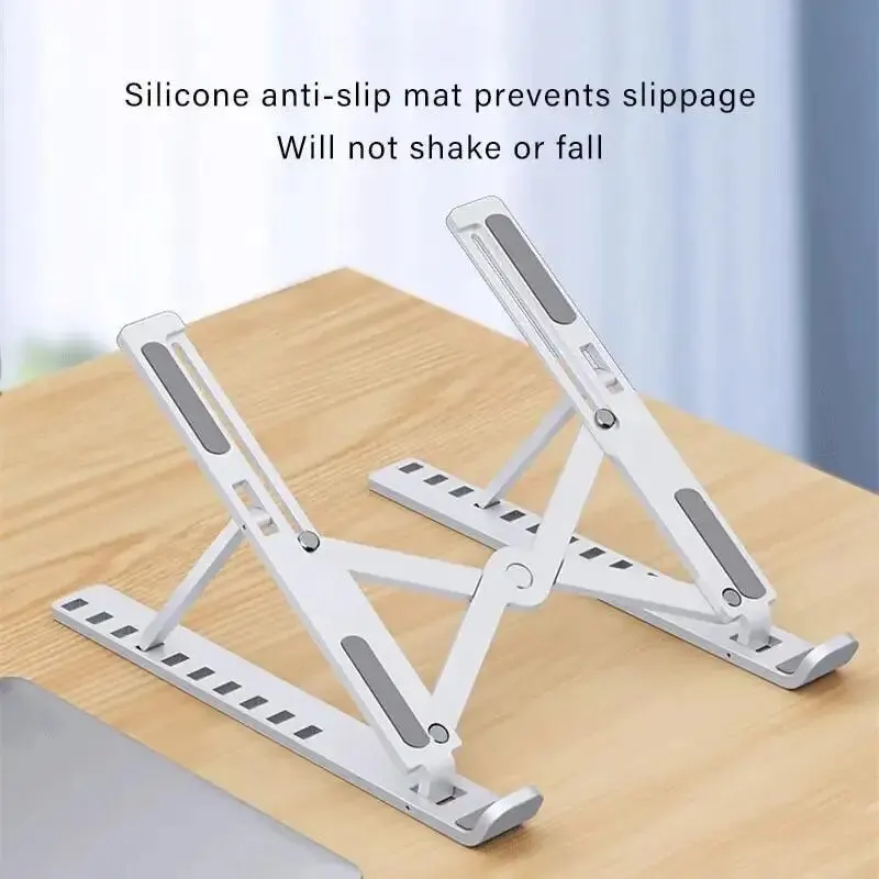 Laptop Stand Computer Portable Multi Purpose Flexible Adjustment Tablet Desktop Elevated Rack Heat Dissipation