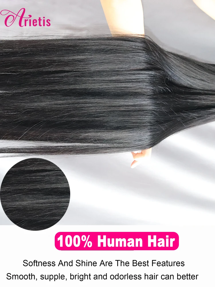 Straight Human Hair Bundles 8-40 Inch Unprocessed Raw Virgin 100% Human Hair Extensions 1/3/4 Bundles for human hair bundles