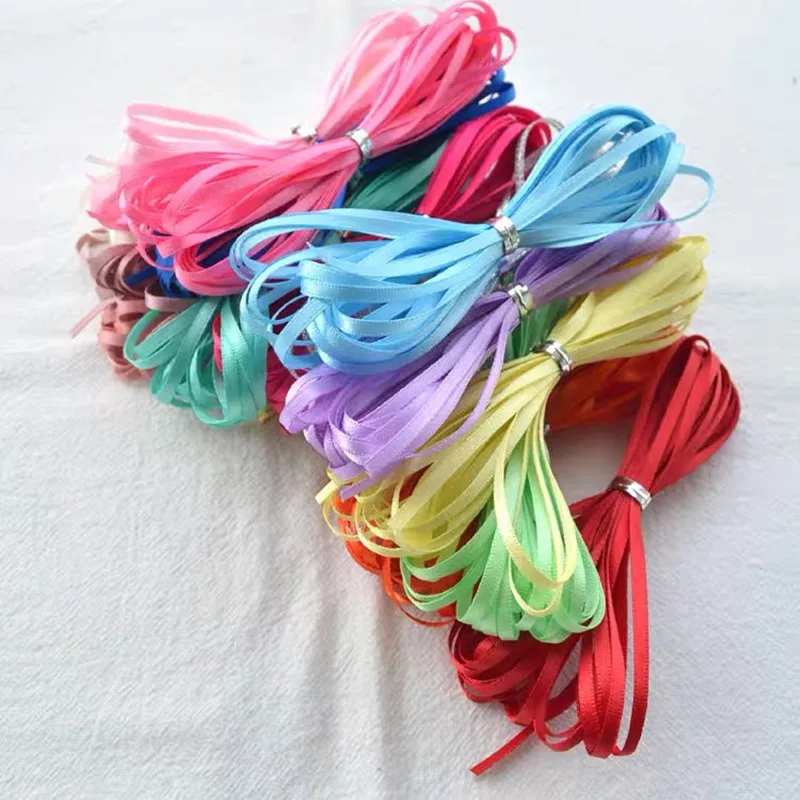 10 yards 3mm Silk Satin Ribbons Crafts Bow DIY Handmade Gift Wrap Party Wedding Decorative satin ribbons satin ribbon