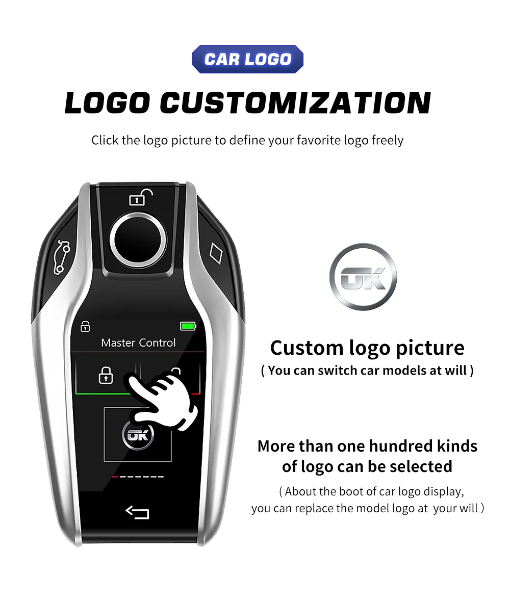 CF618 chiave LCD intelligente a distanza modificata universale Keyless Go coreano/inglese per BMW/Benz/Audi/Kia/Hyundai/Honda/Peugeot/Nissan/VW - S97fdeedb0c294896a7efef0db4e9fe6ey
