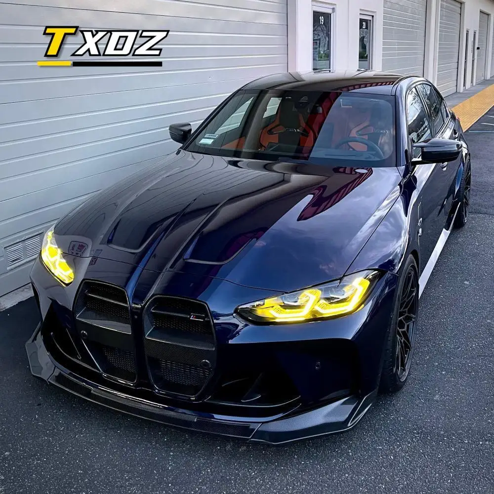 Blue Yellow DRL LED Boards For 2021 BMW 4