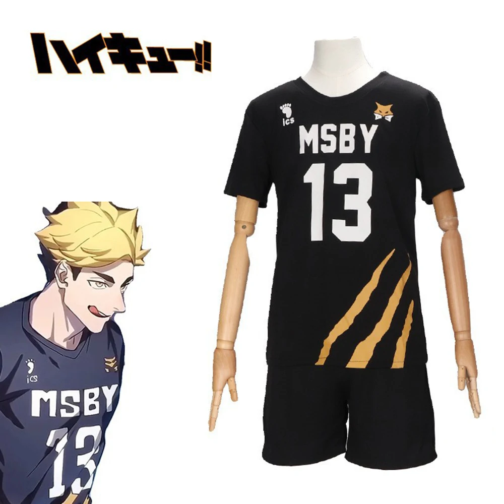 Haikyuu!!-Inspired Volleyball Jersey Costume Set for Cosplay Events