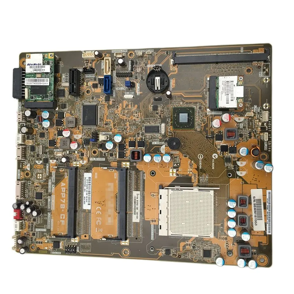 HP TouchSmart 300 APP78CF 510762-002 510762-001 용 오리지널 올인원 마더 보드, 완벽한 테스트, 좋은 품질